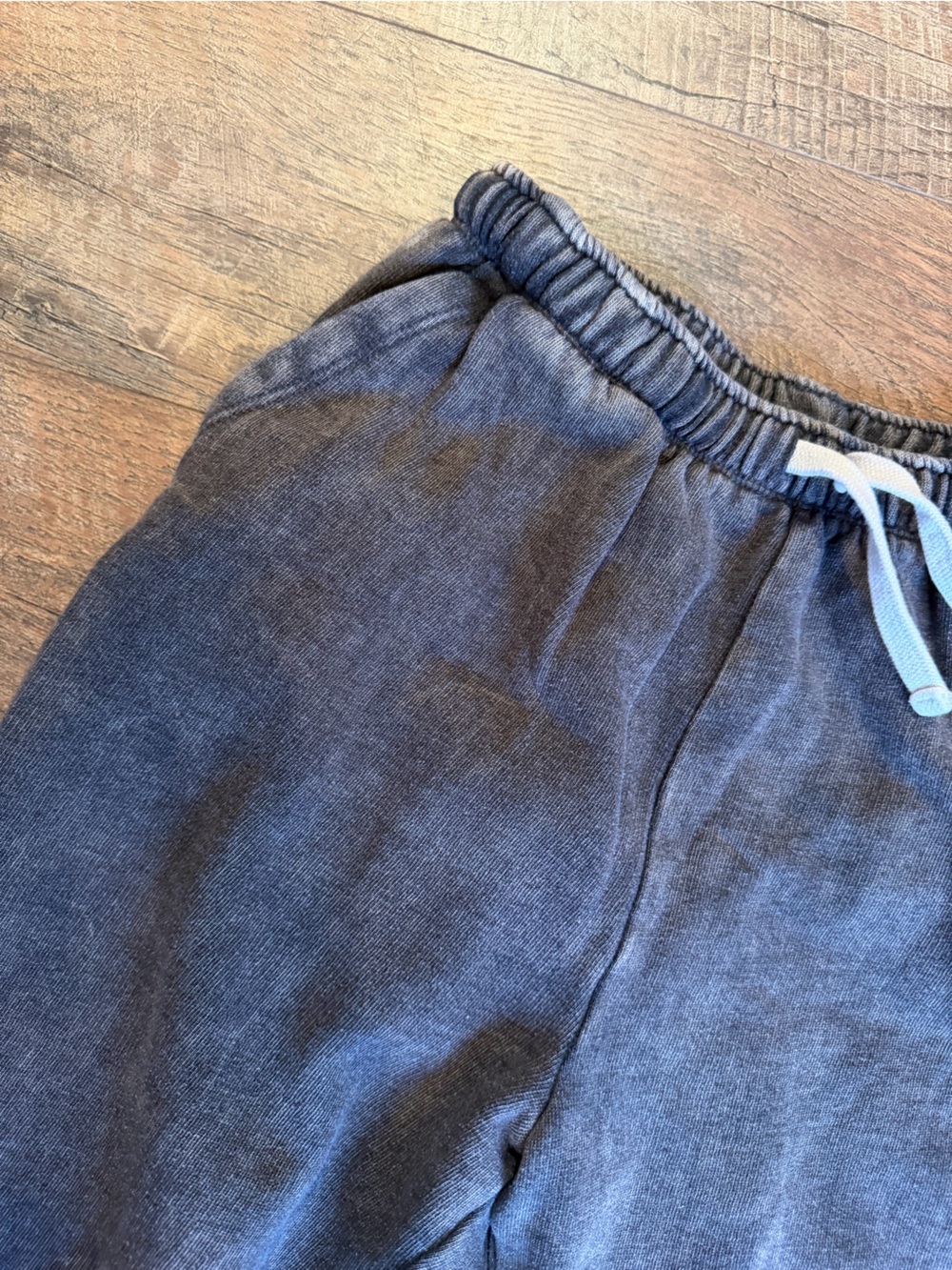 Washed Brown/Gray Drawstring Jogger Pants - Picture 2 of 4